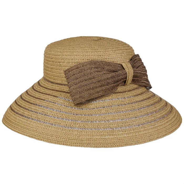 Audrey Big Brim Sun Hat nature-brown