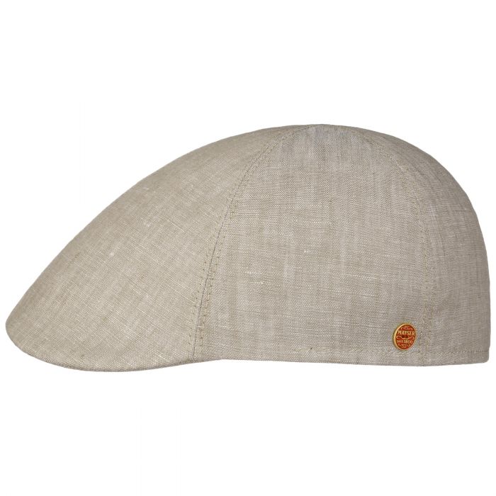 Paddy Linen Flat Cap beige